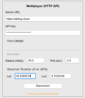 Rewinger Multiplayer showing Observer Mode connected frame